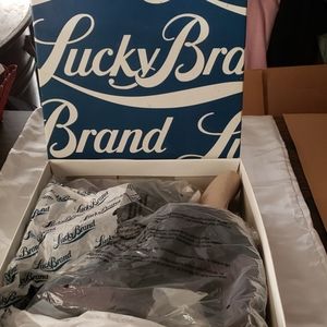 Lucky platform lace up ankle boots